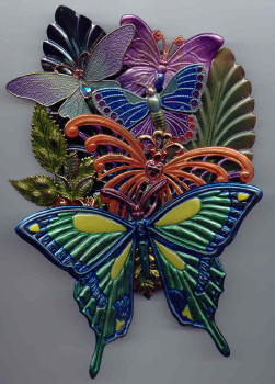 BUTTERFLIES ARE FREE WREATH